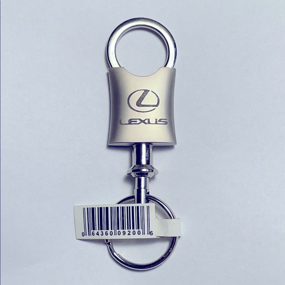 Matte Silver LEXUS Pull A Part Valet Keychain
